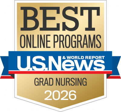 U.S. News and World Report Best Online Nursing Programs badge.